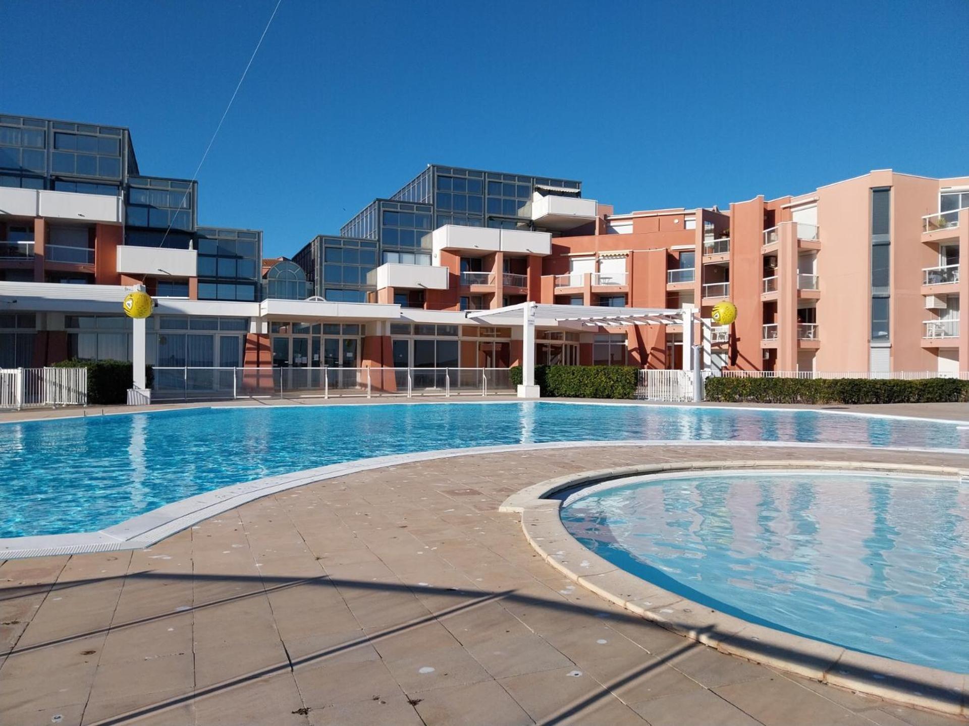 Sète Studio Vue Mer Avec Pkg, Piscine, Tennis, Plage Direct מראה חיצוני תמונה