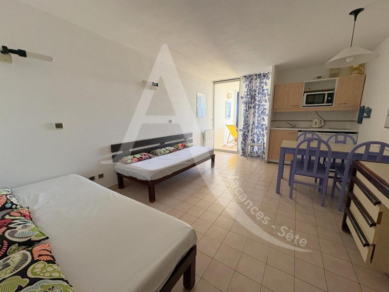 Sète Studio Vue Mer Avec Pkg, Piscine, Tennis, Plage Direct מראה חיצוני תמונה