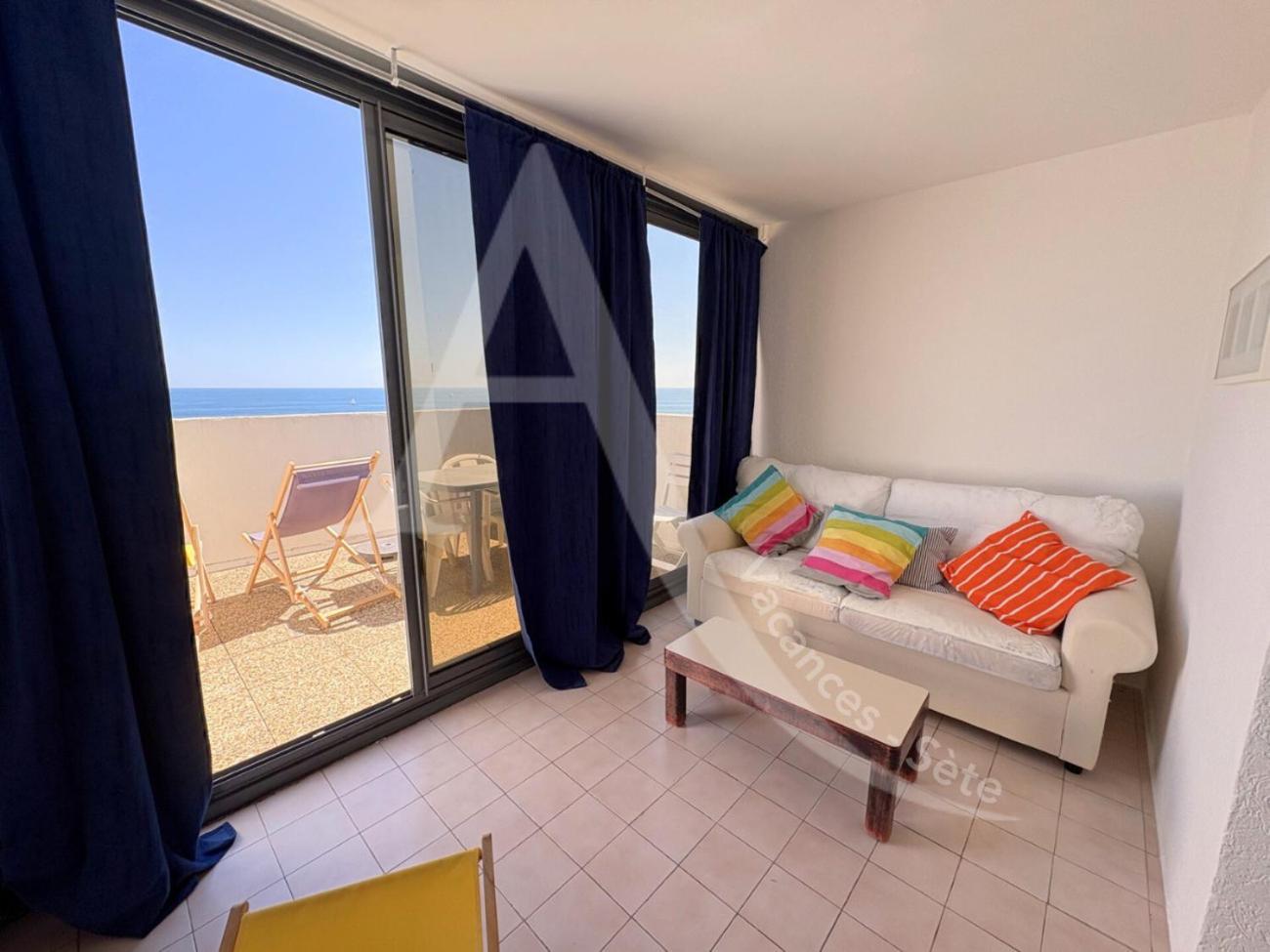 Sète Studio Vue Mer Avec Pkg, Piscine, Tennis, Plage Direct מראה חיצוני תמונה