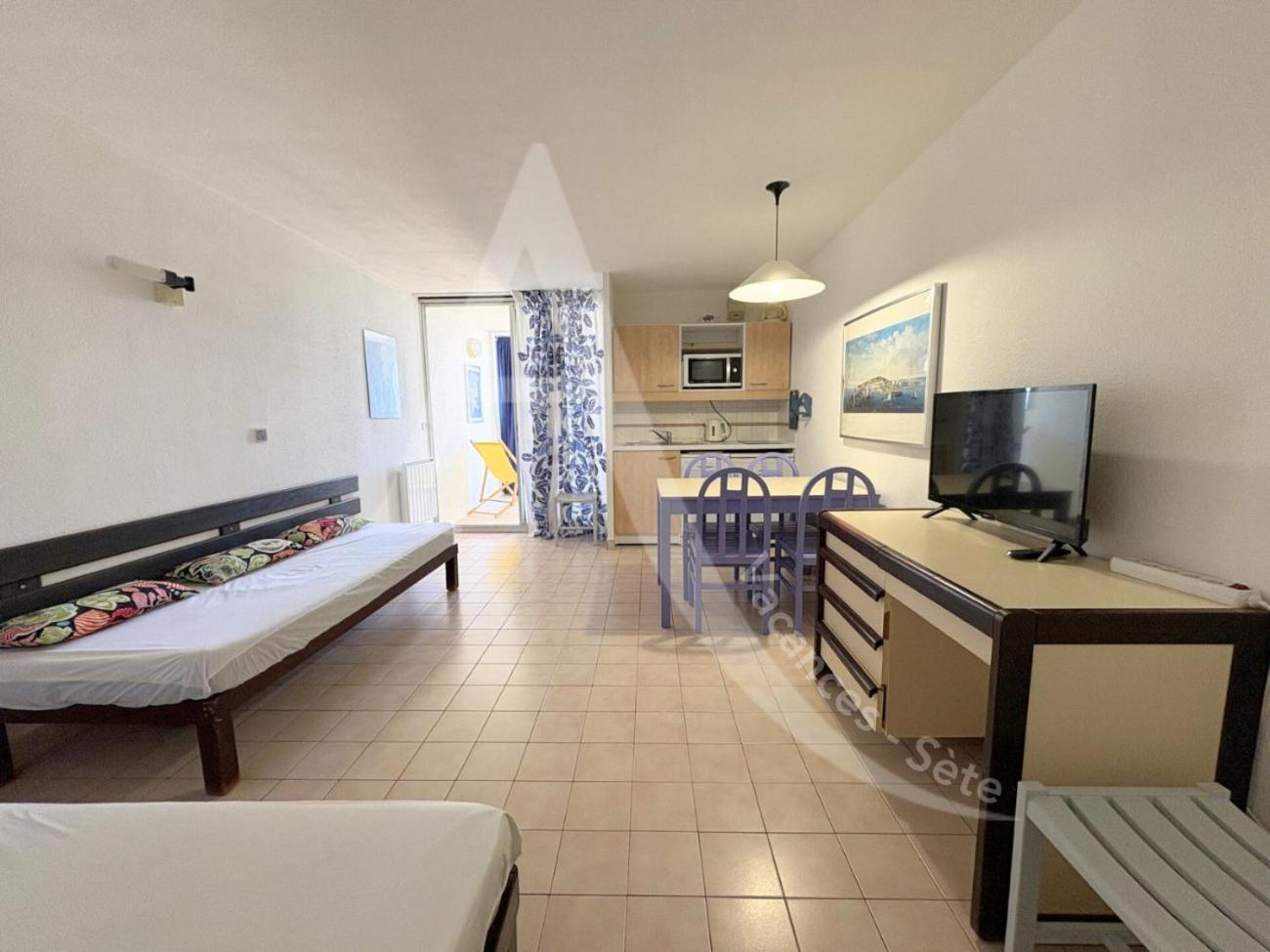 Sète Studio Vue Mer Avec Pkg, Piscine, Tennis, Plage Direct מראה חיצוני תמונה